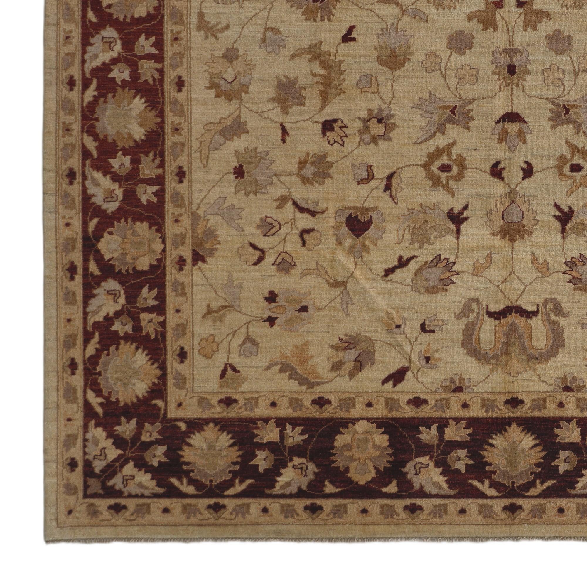 8' 2 x 9' 11 Hand Knotted Ziegler Rug