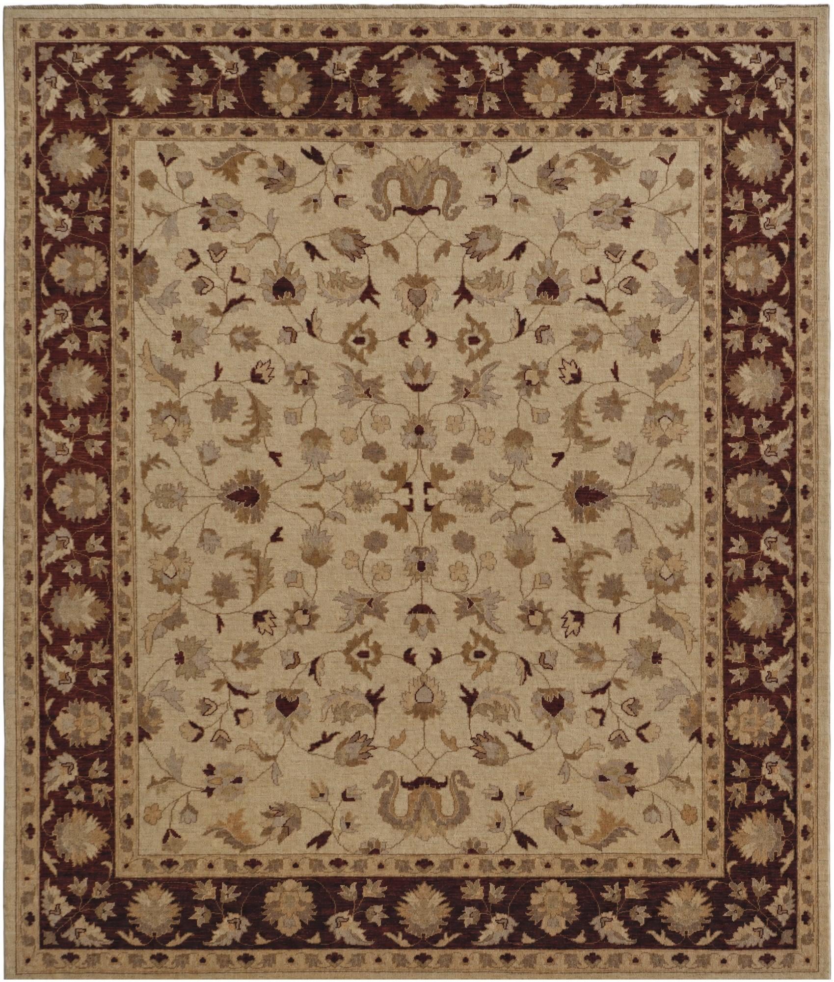 8' 2 x 9' 11 Hand Knotted Ziegler Rug