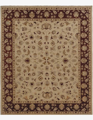 8' 2 x 9' 11 Hand Knotted Ziegler Rug