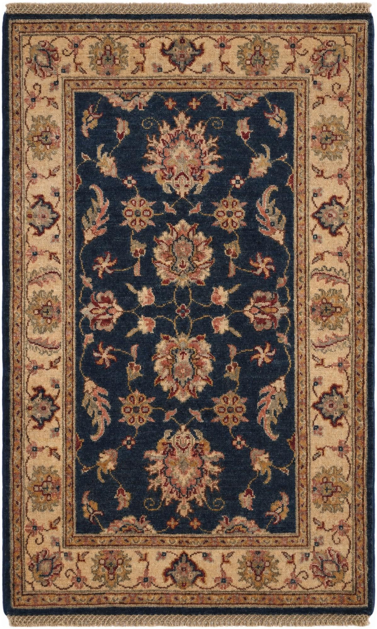 2' 9 x 4' 4 Hand Knotted Ziegler Rug
