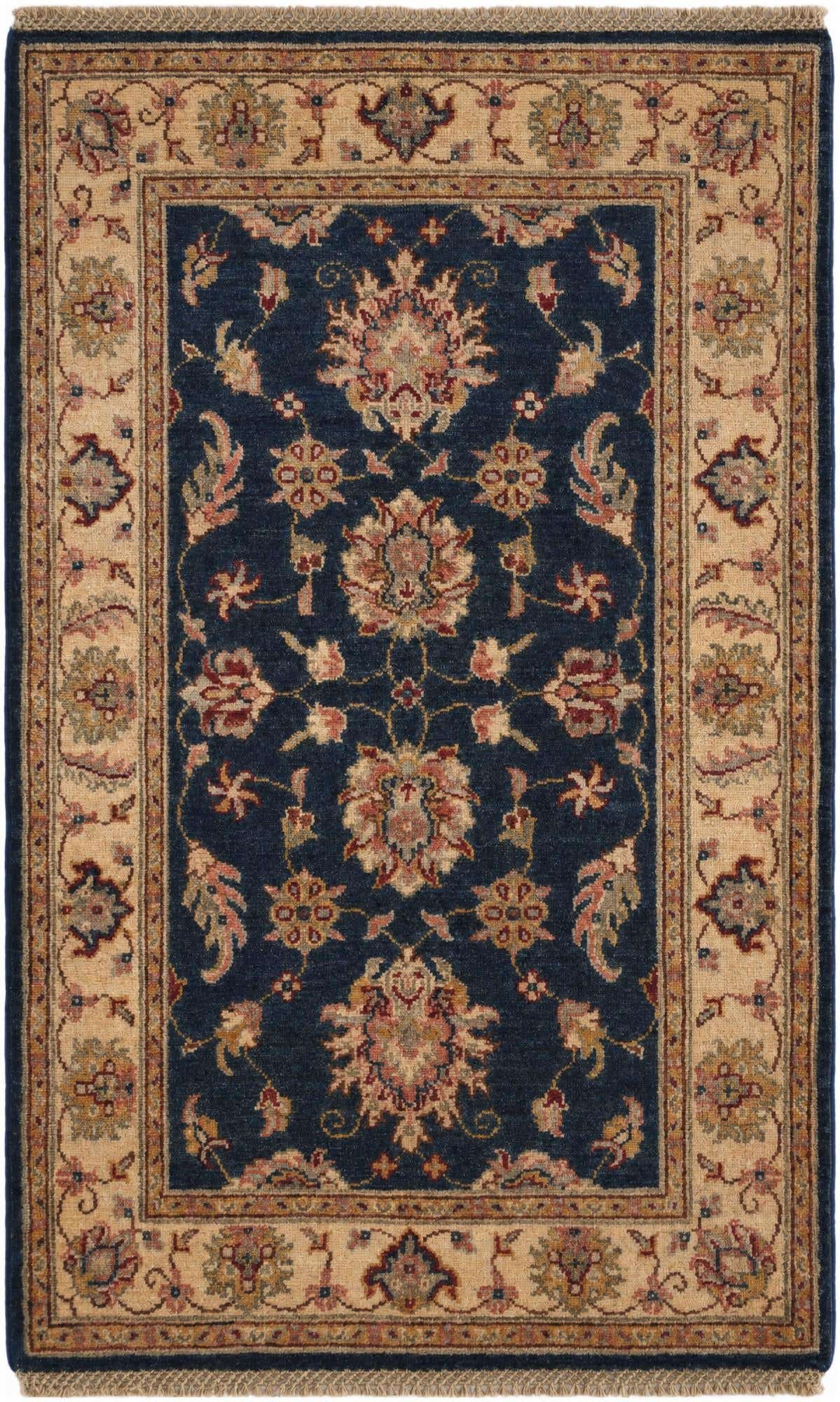 2' 9 x 4' 4 Hand Knotted Ziegler Rug