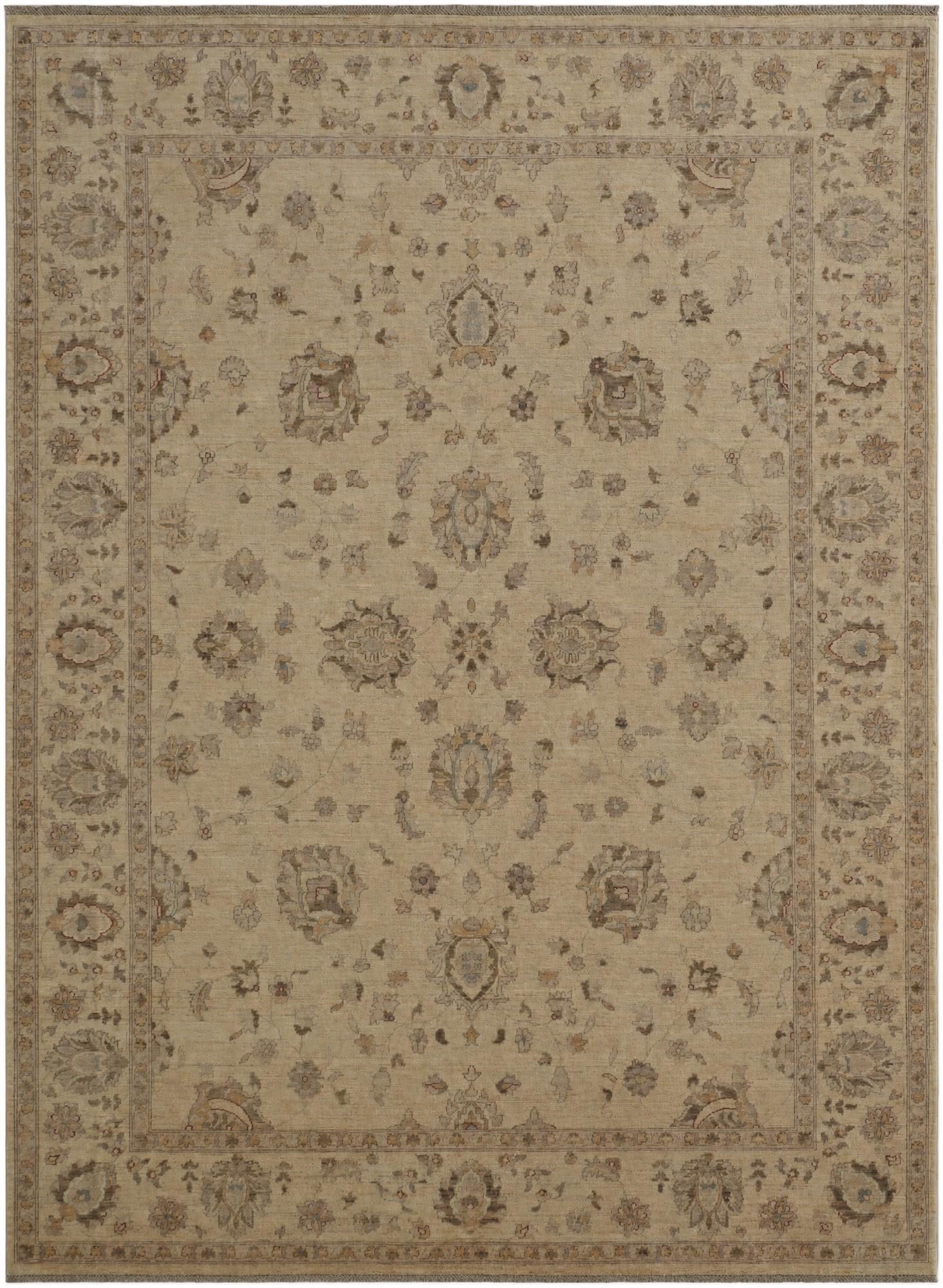 8' 8 x 11' 6 Hand Knotted Ziegler Rug