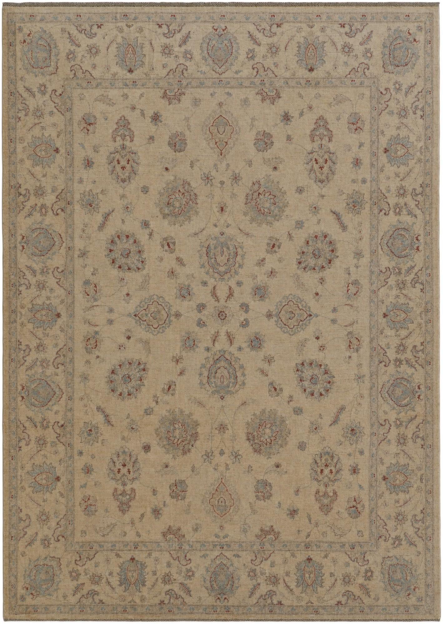 8' 5 x 11' 9 Hand Knotted Ziegler Rug