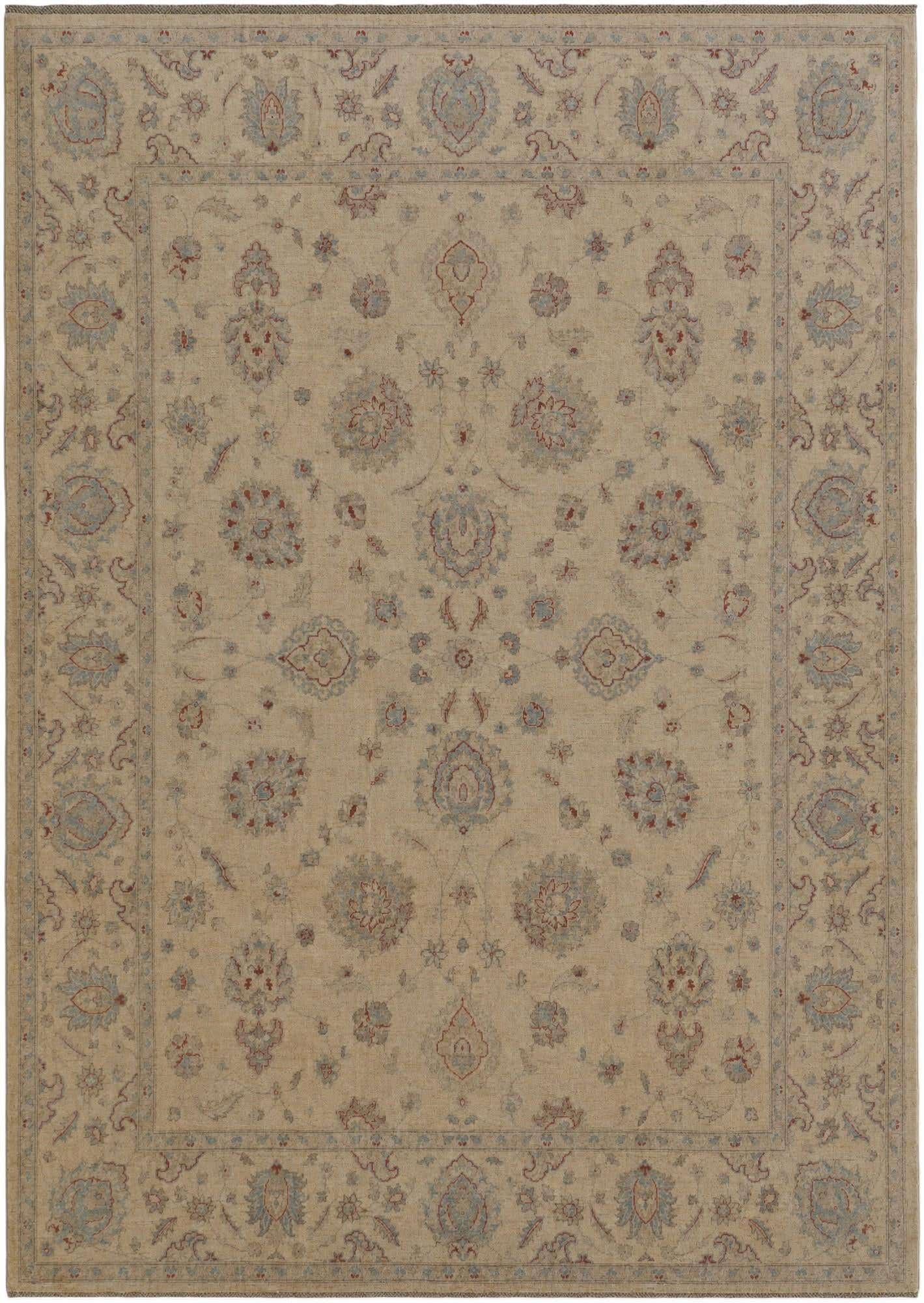8' 5 x 11' 9 Hand Knotted Ziegler Rug