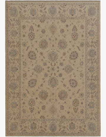 8' 5 x 11' 9 Hand Knotted Ziegler Rug