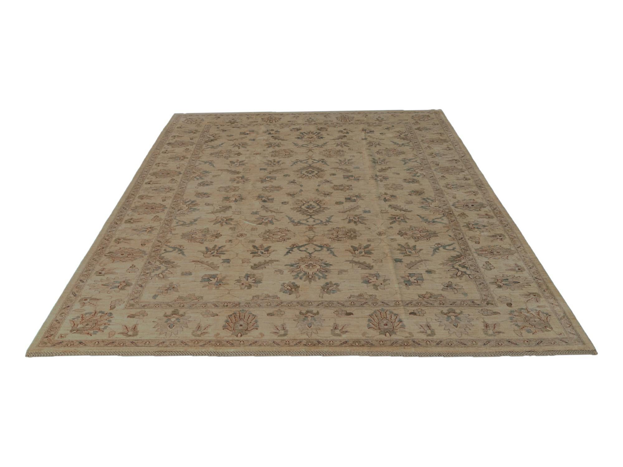8' 3 x 11' 2 Hand Knotted Ziegler Rug
