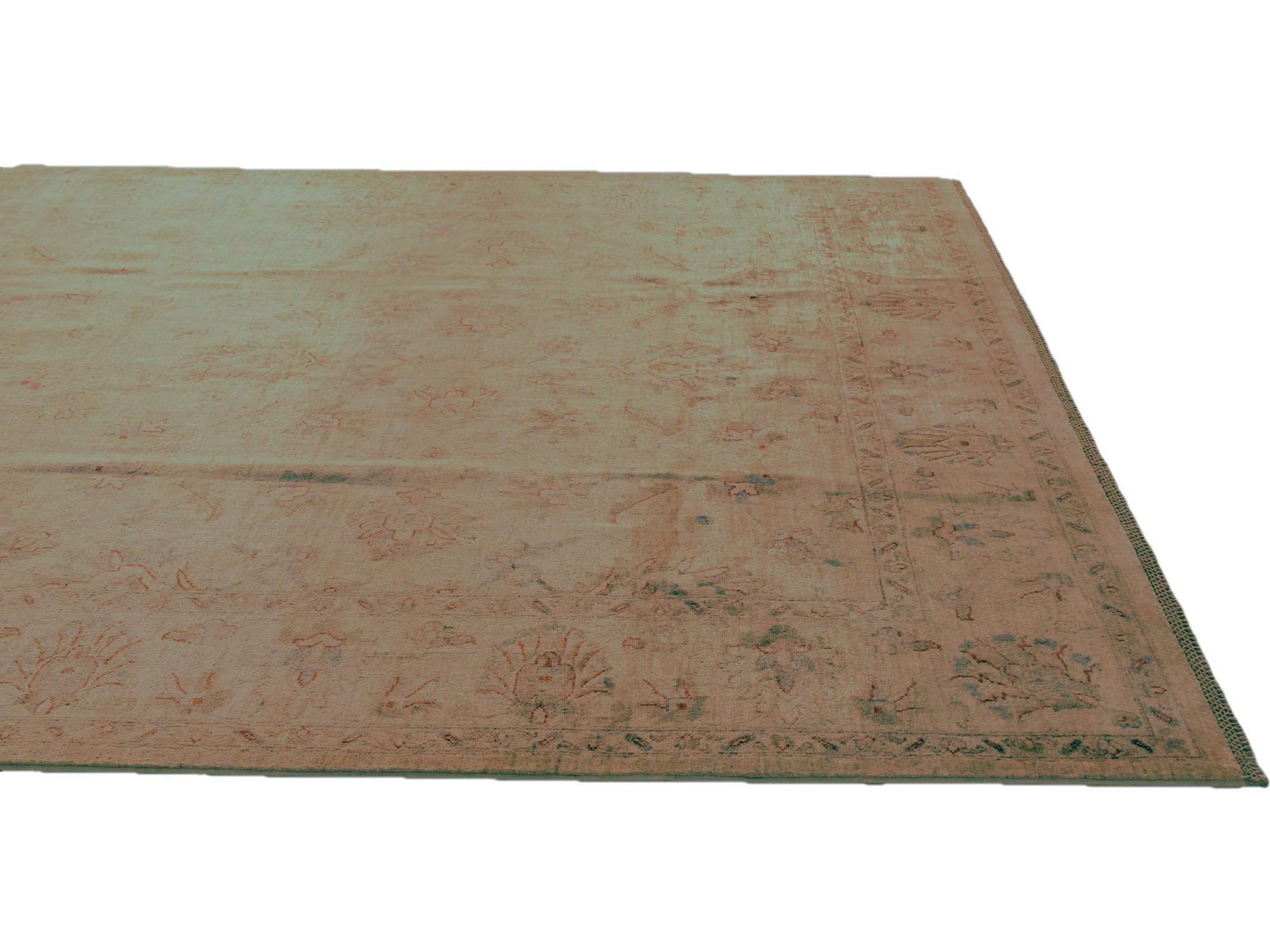 8' 3 x 11' 2 Hand Knotted Ziegler Rug