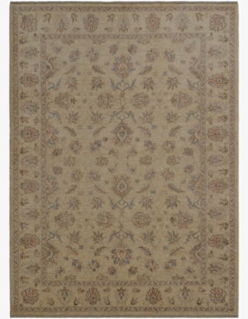 8' 3 x 11' 2 Hand Knotted Ziegler Rug