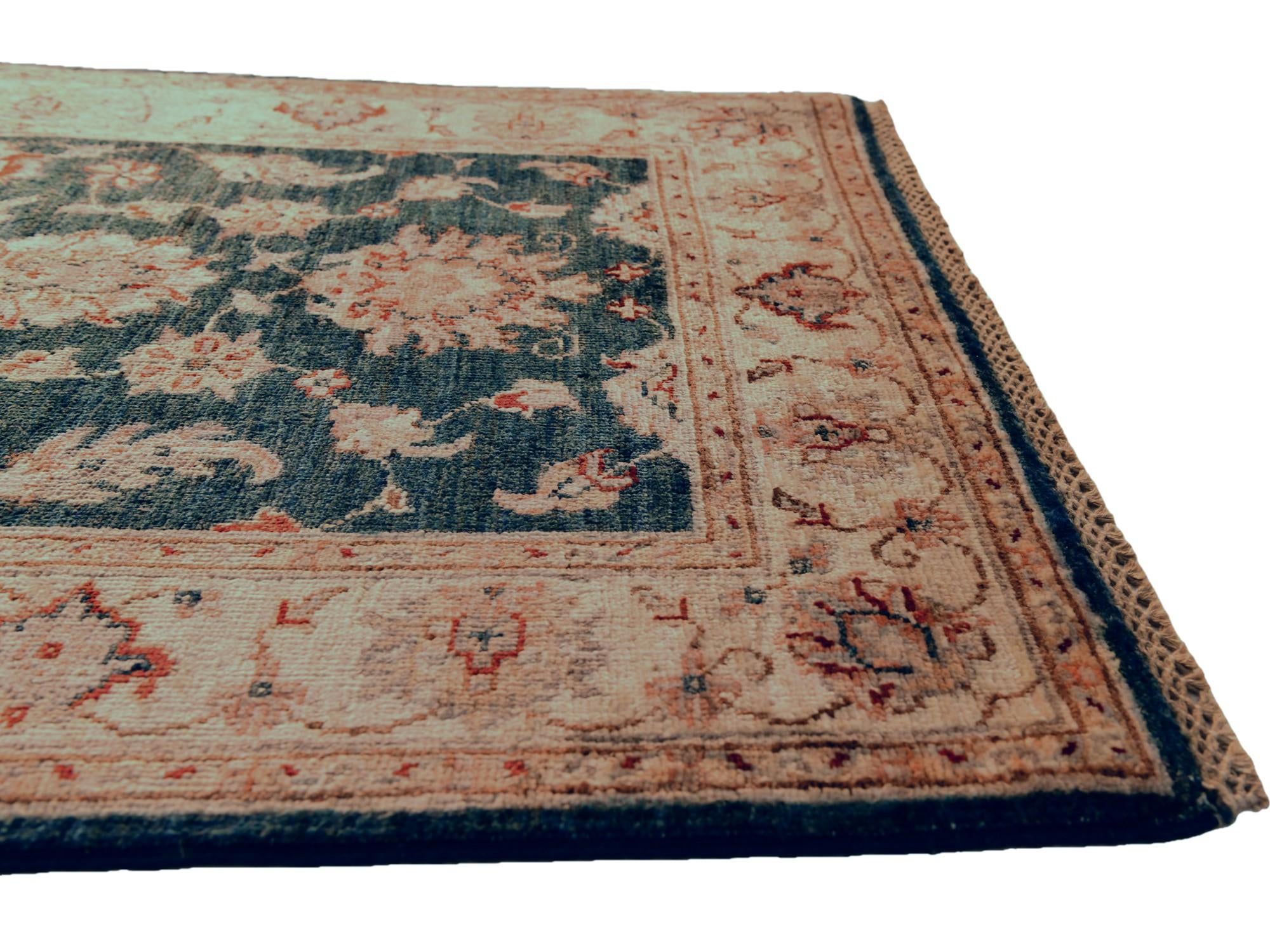 80cm x 125cm Hand Knotted Ziegler Rug