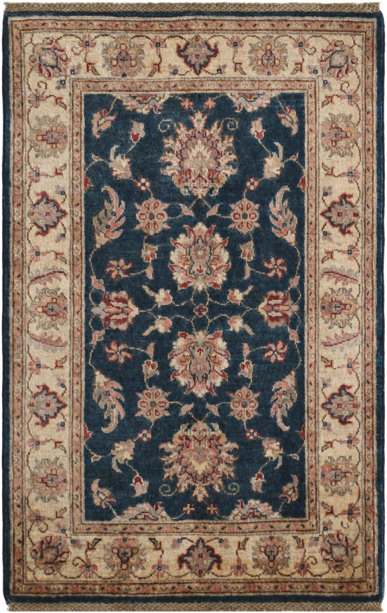 2' 8 x 4' 1 Hand Knotted Ziegler Rug