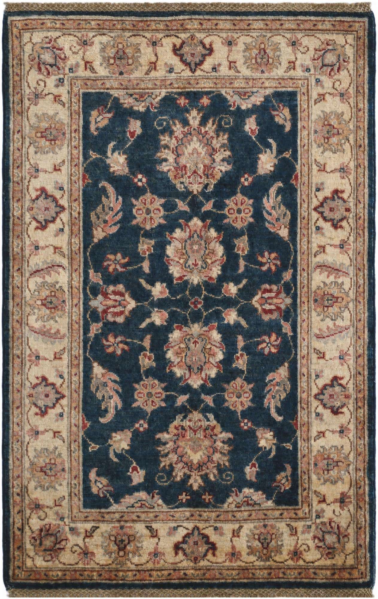 2' 8 x 4' 1 Hand Knotted Ziegler Rug