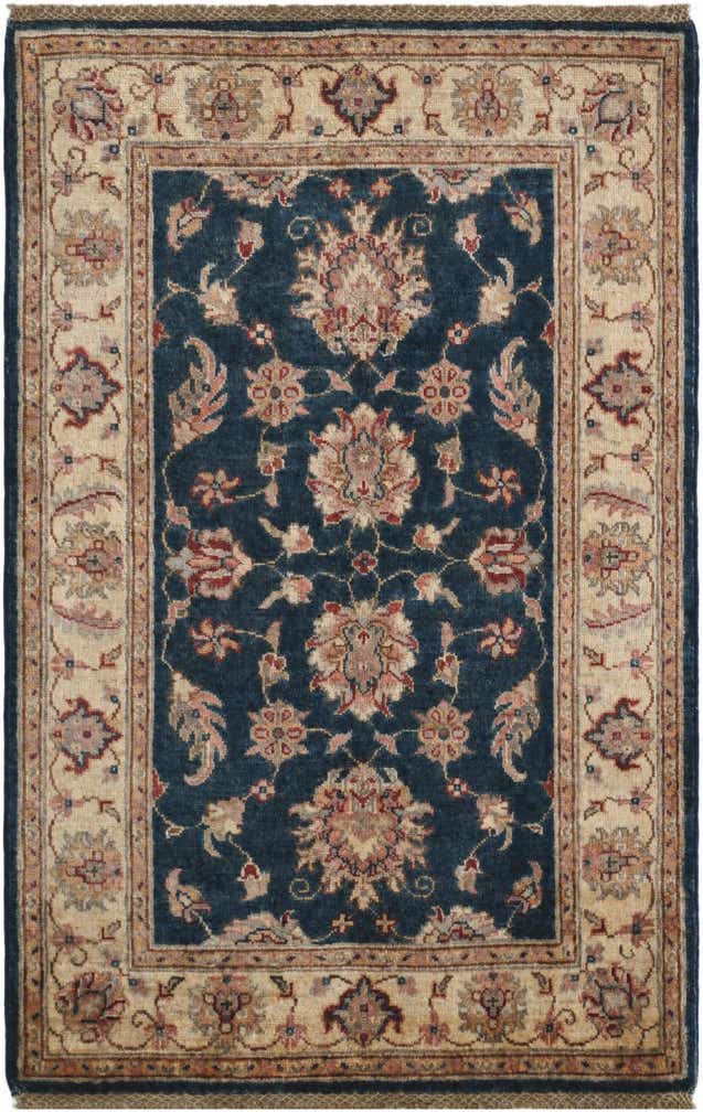 2' 8 x 4' 1 Hand Knotted Ziegler Rug