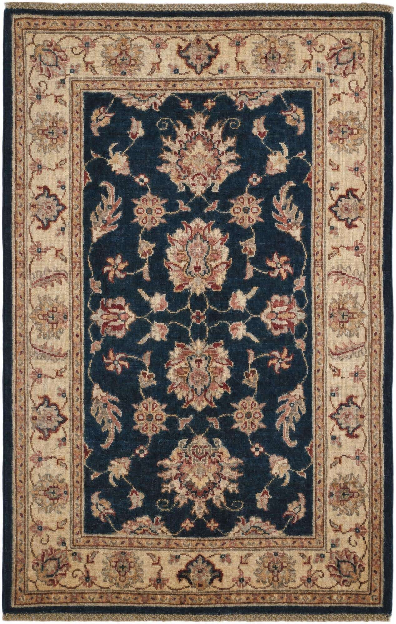 2' 9 x 4' 2 Hand Knotted Ziegler Rug