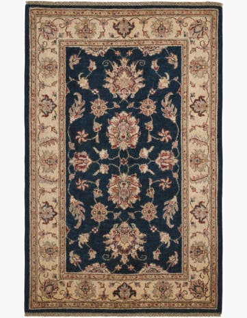 2' 9 x 4' 2 Hand Knotted Ziegler Rug