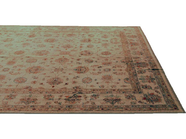 Detail image of 8' 5 x 11' 5 Hand Knotted Ziegler Rug