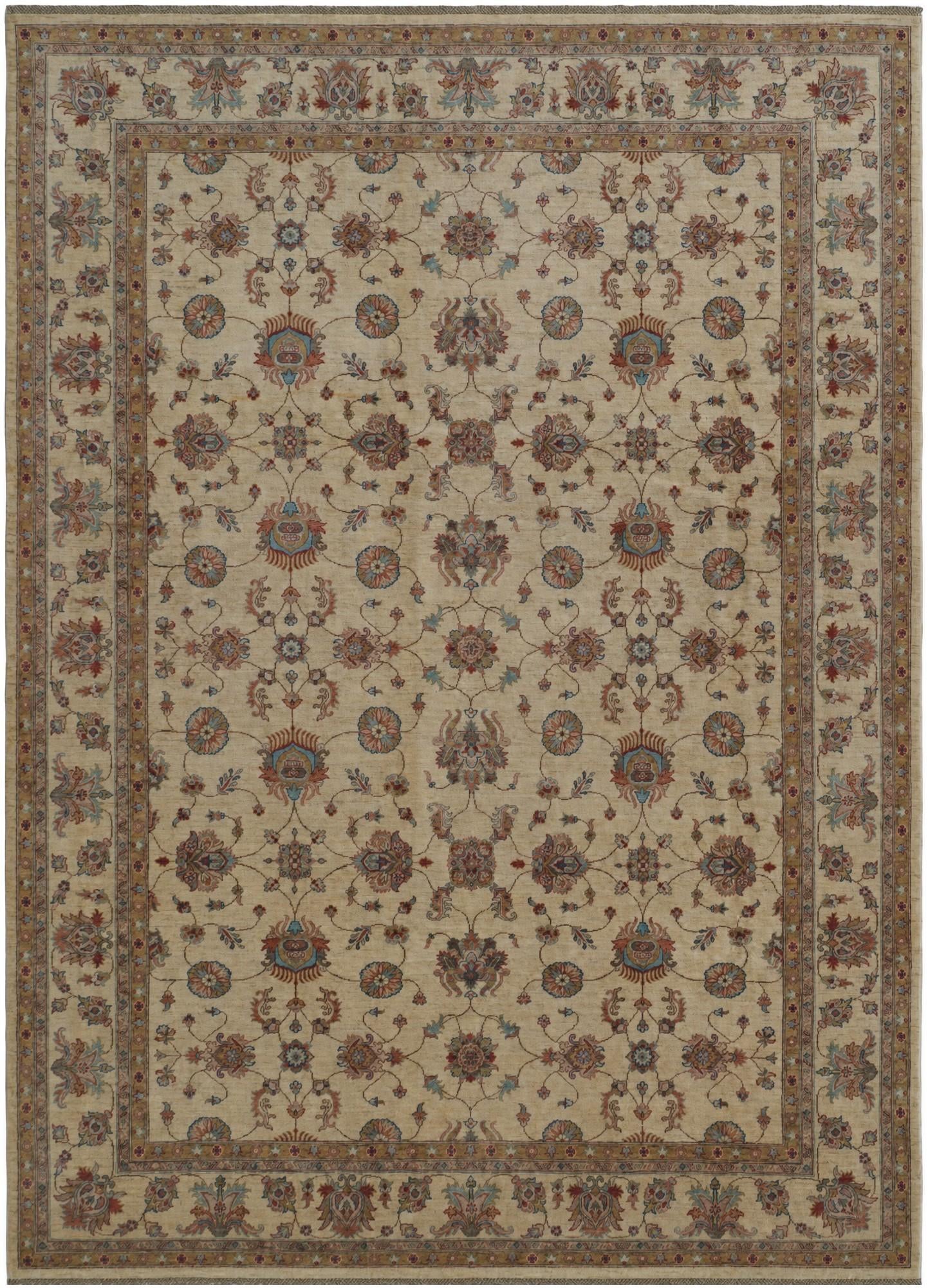 8' 5 x 11' 5 Hand Knotted Ziegler Rug