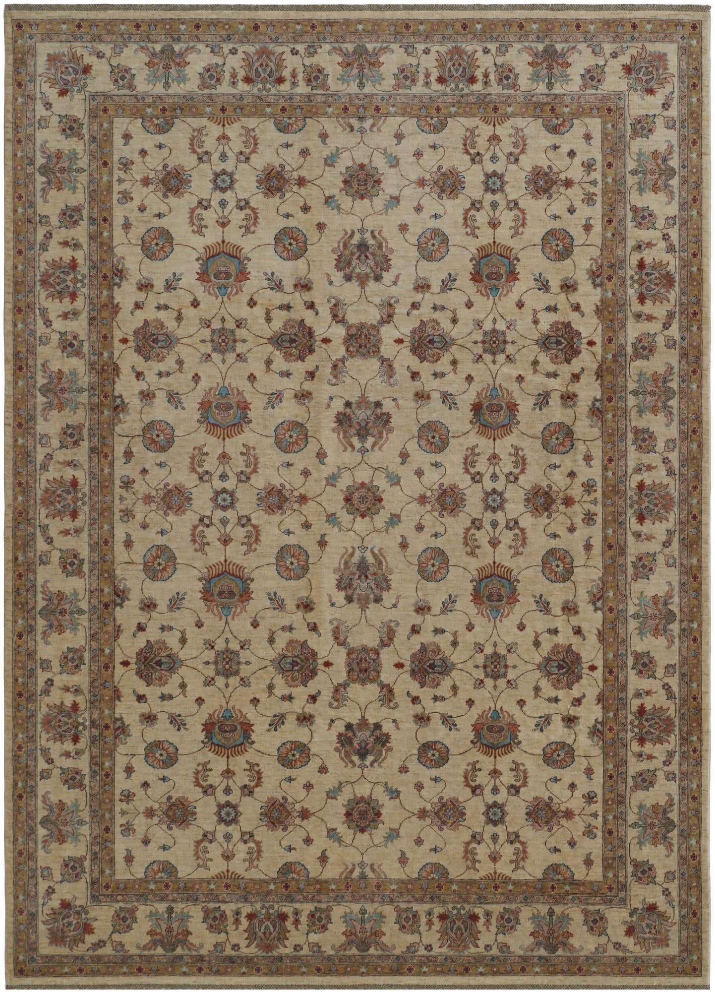 8' 5 x 11' 5 Hand Knotted Ziegler Rug