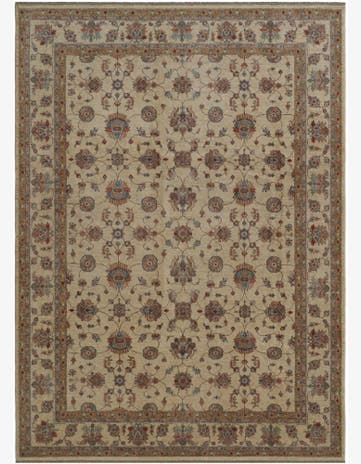 8' 5 x 11' 5 Hand Knotted Ziegler Rug