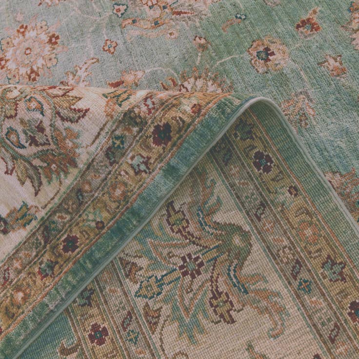 Detail image of 8' 3 x 11' 4 Hand Knotted Ziegler Rug