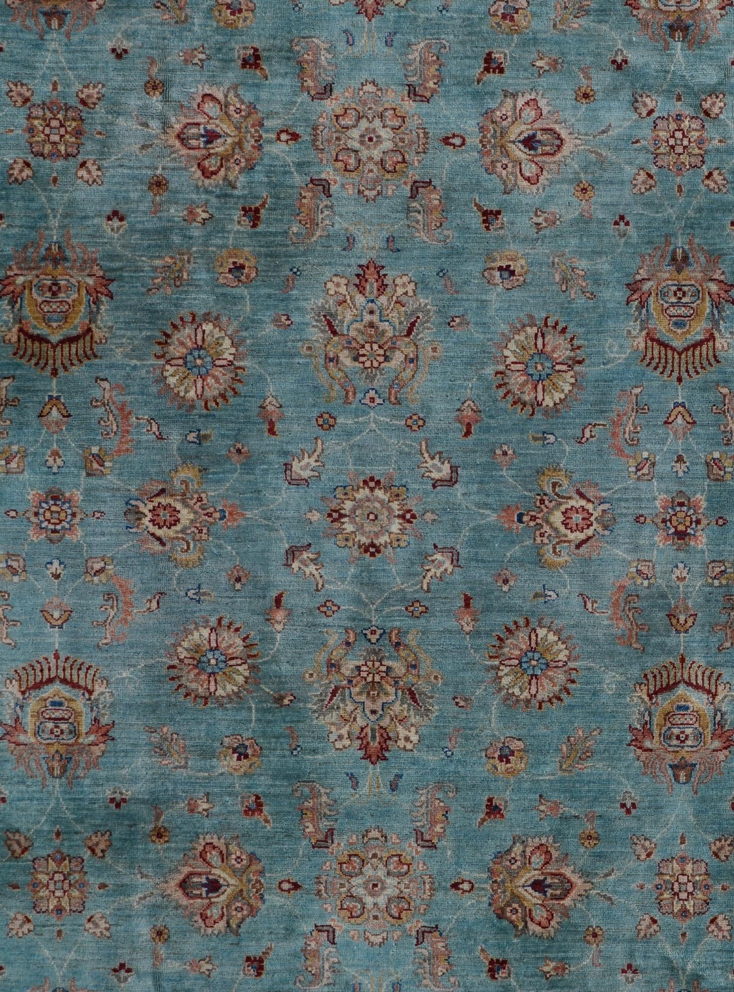 8' 3 x 11' 4 Hand Knotted Ziegler Rug