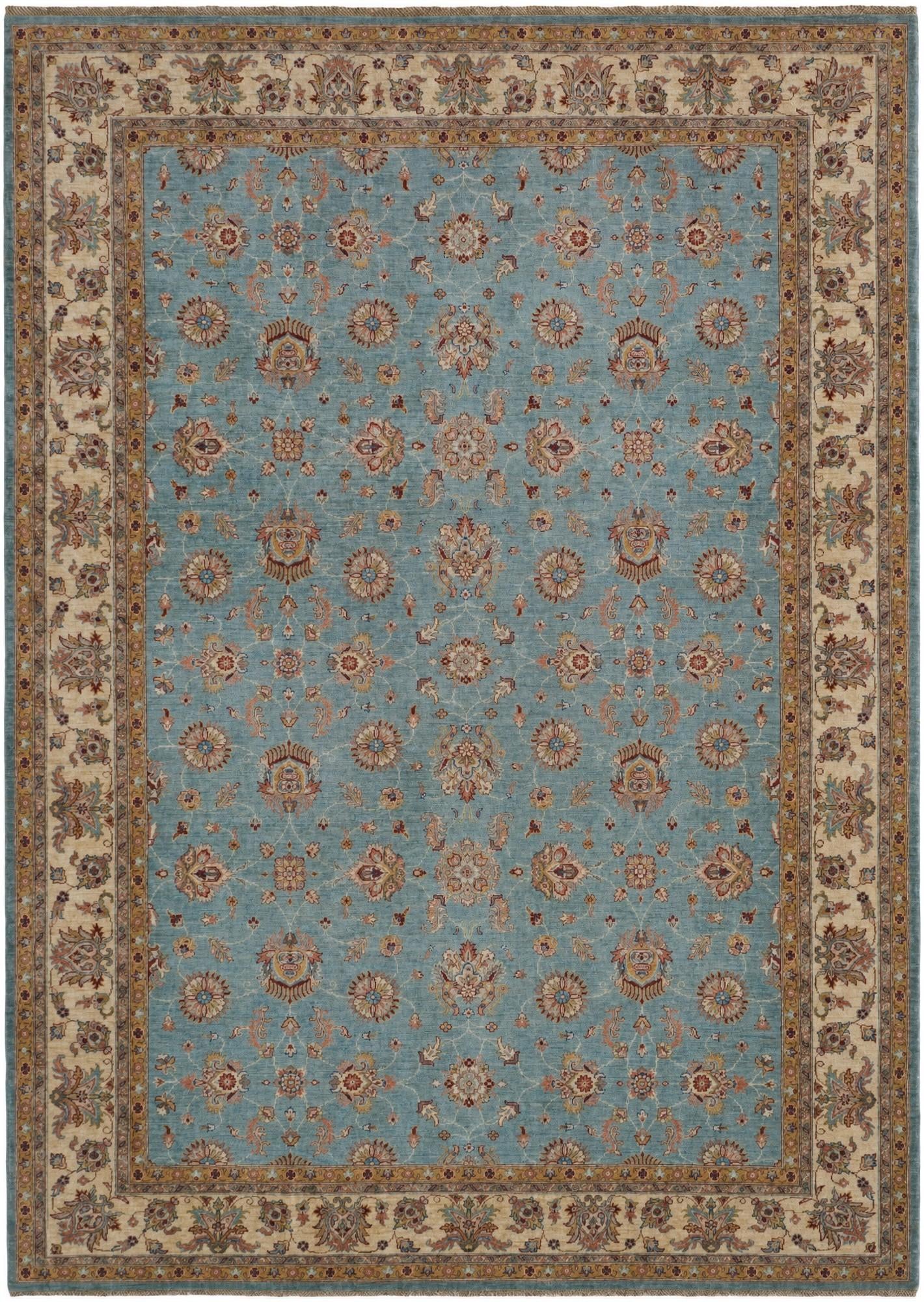 8' 3 x 11' 4 Hand Knotted Ziegler Rug