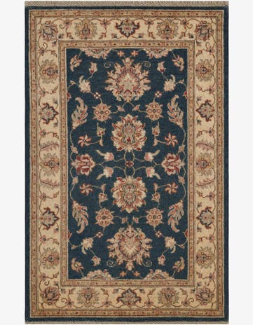 2' 7 x 4' Hand Knotted Ziegler Rug
