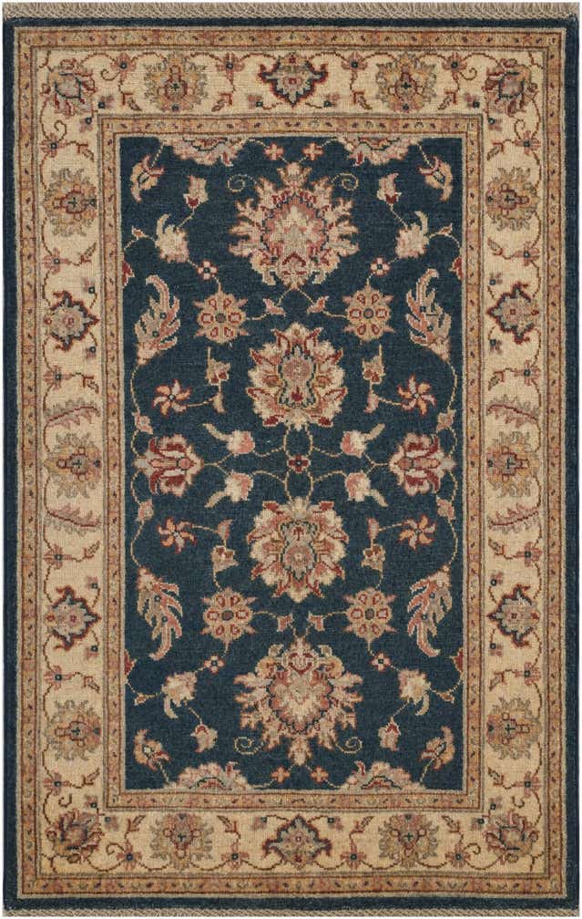2' 7 x 4' Hand Knotted Ziegler Rug