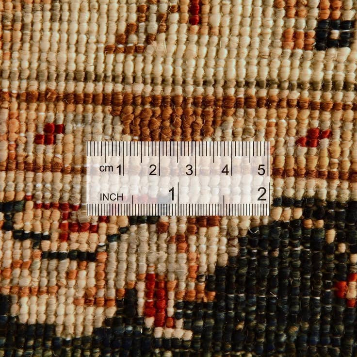 Detail image of 2' 9 x 4' Hand Knotted Ziegler Rug