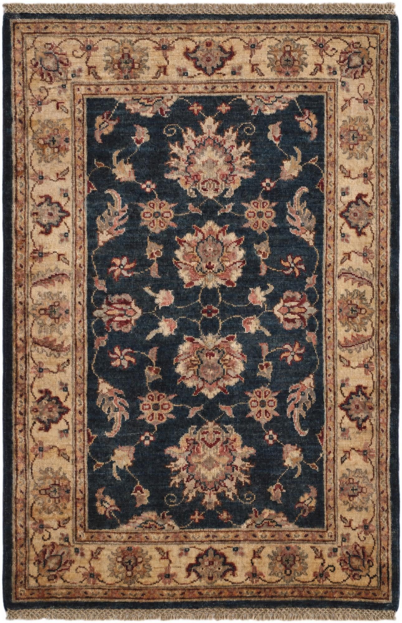 2' 9 x 4' Hand Knotted Ziegler Rug