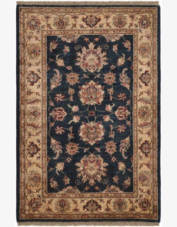 2' 9 x 4' Hand Knotted Ziegler Rug
