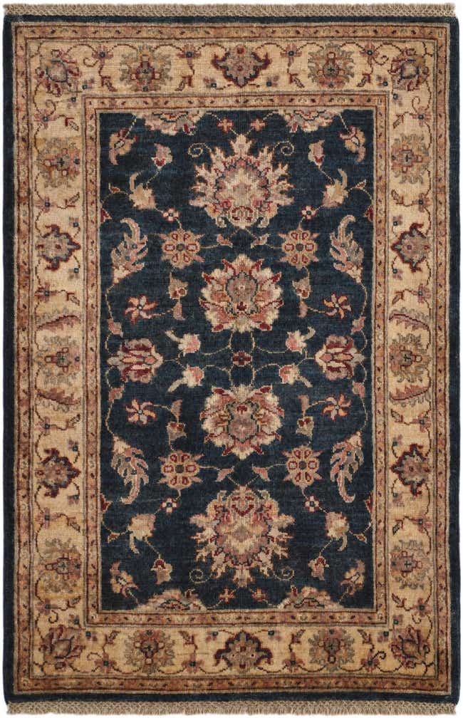 2' 9 x 4' Hand Knotted Ziegler Rug