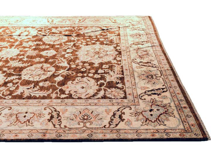 8' 4 x 10' 1 Hand Knotted Ziegler Rug