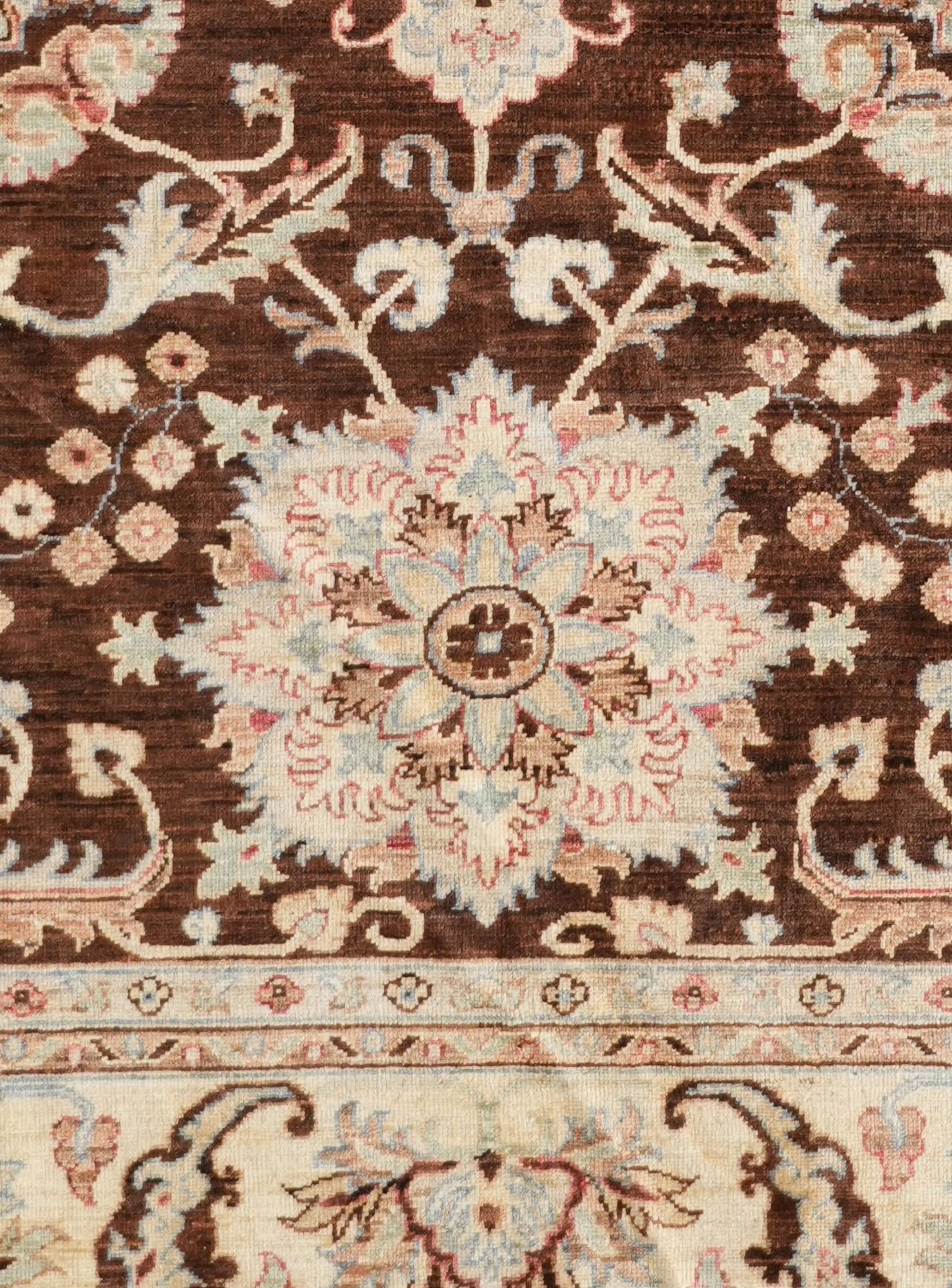 8' 4 x 10' 1 Hand Knotted Ziegler Rug