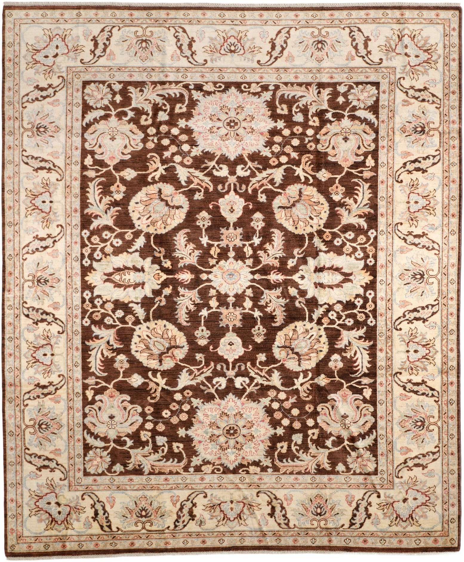 8' 4 x 10' 1 Hand Knotted Ziegler Rug