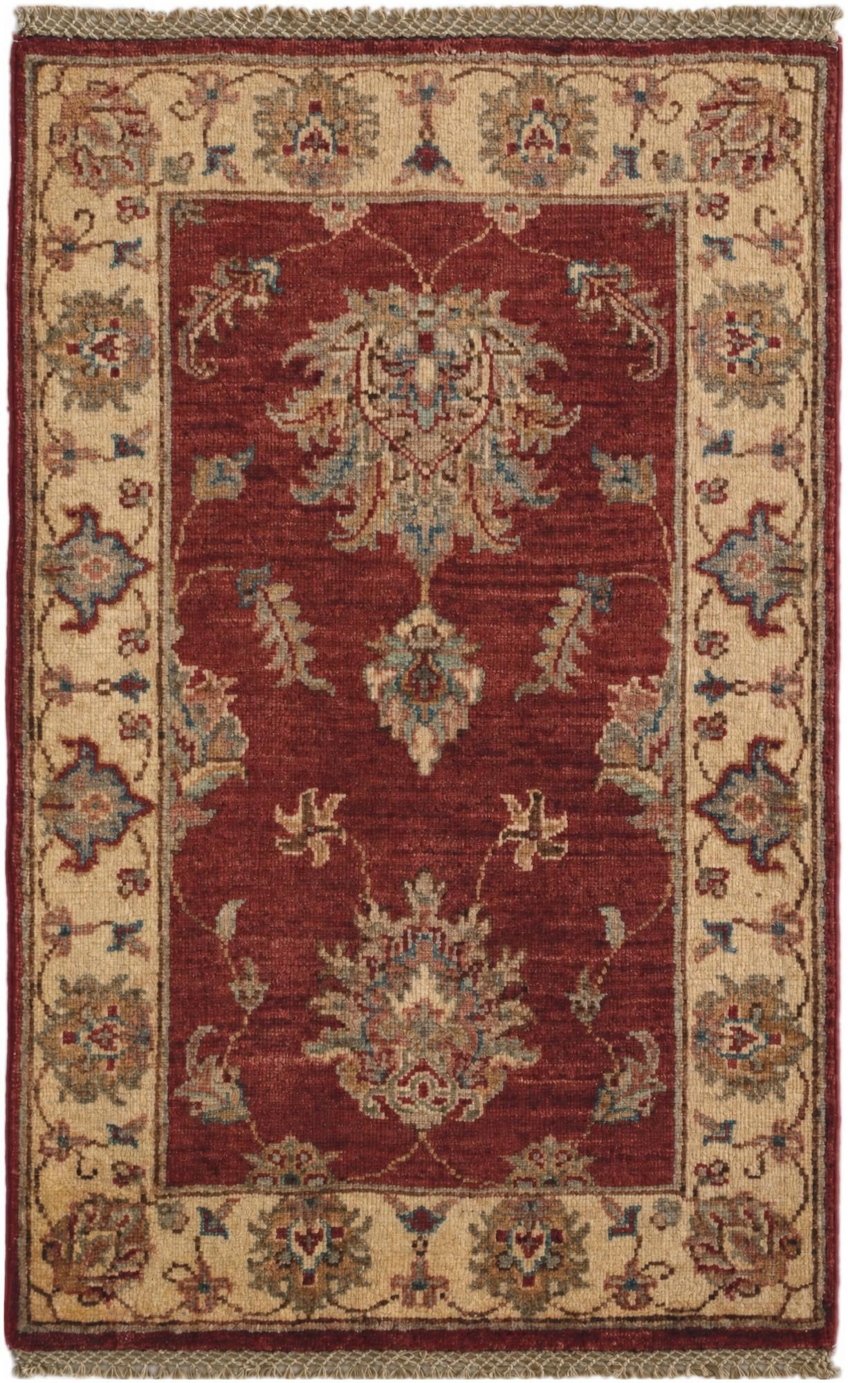 2' 1 x 3' 3 Hand Knotted Ziegler Rug