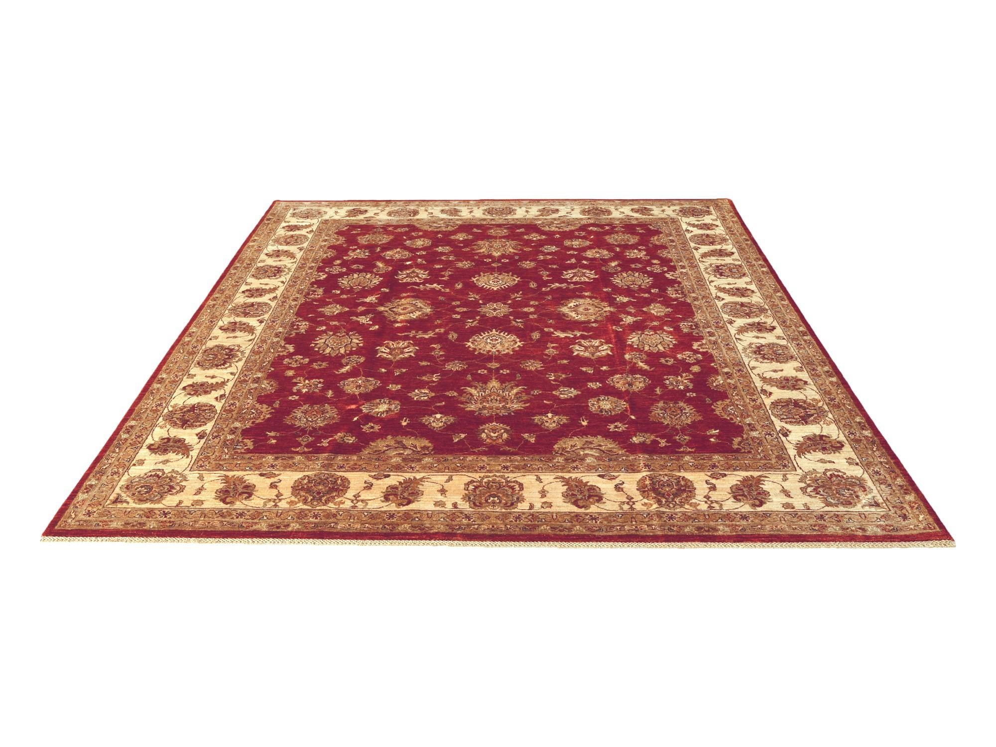 8' 4 x 10' Hand Knotted Ziegler Rug