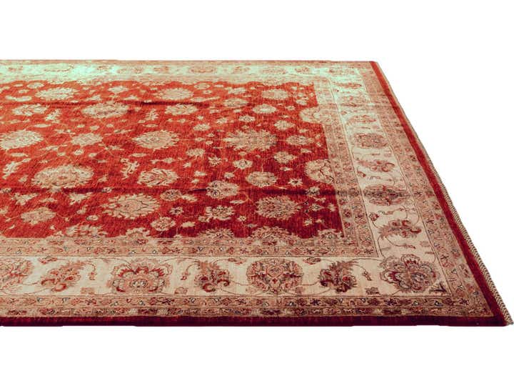 8' 4 x 10' Hand Knotted Ziegler Rug