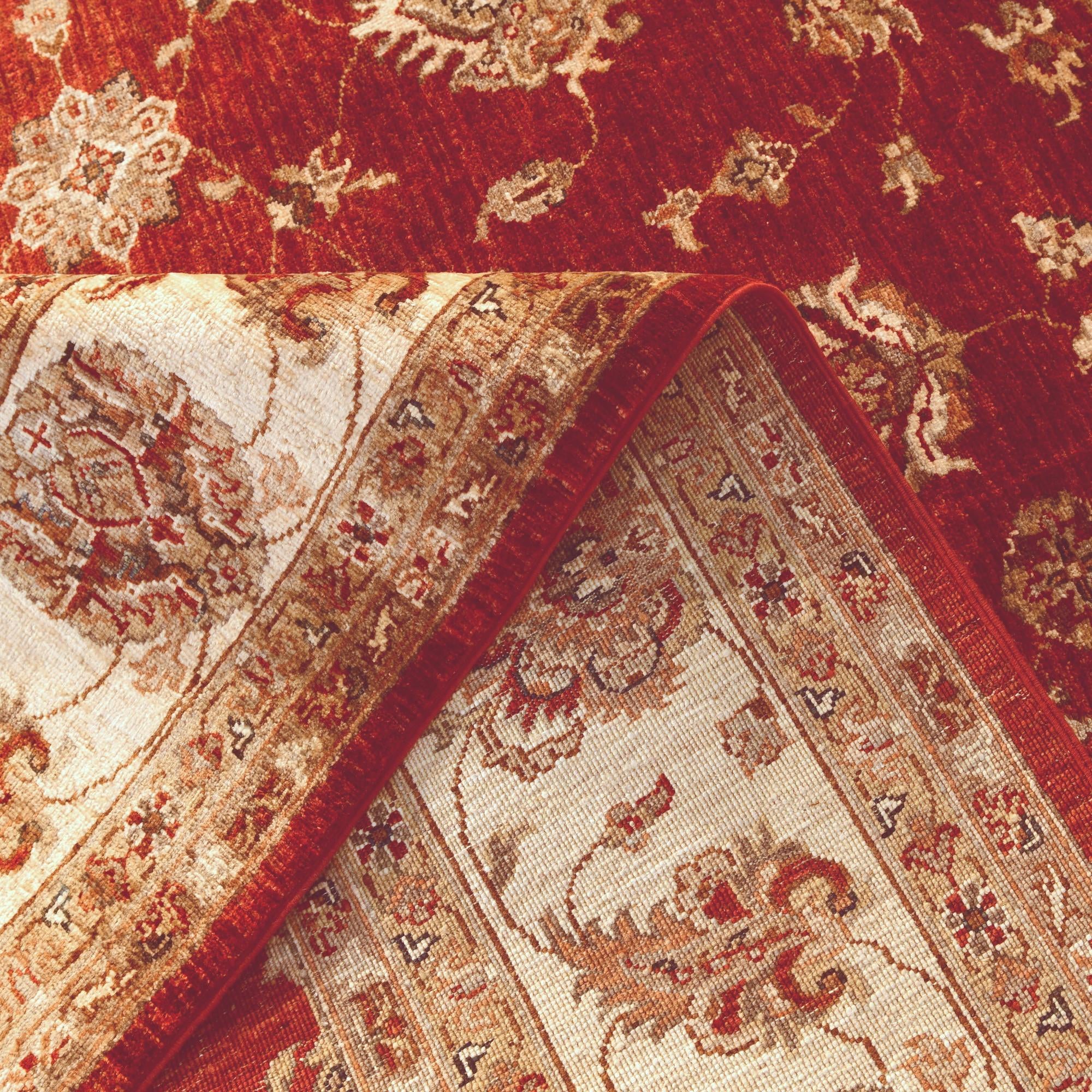 8' 4 x 10' Hand Knotted Ziegler Rug