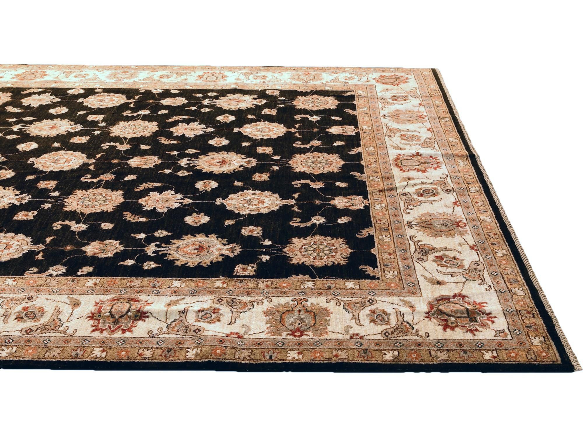 8' 4 x 11' 6 Hand Knotted Ziegler Rug