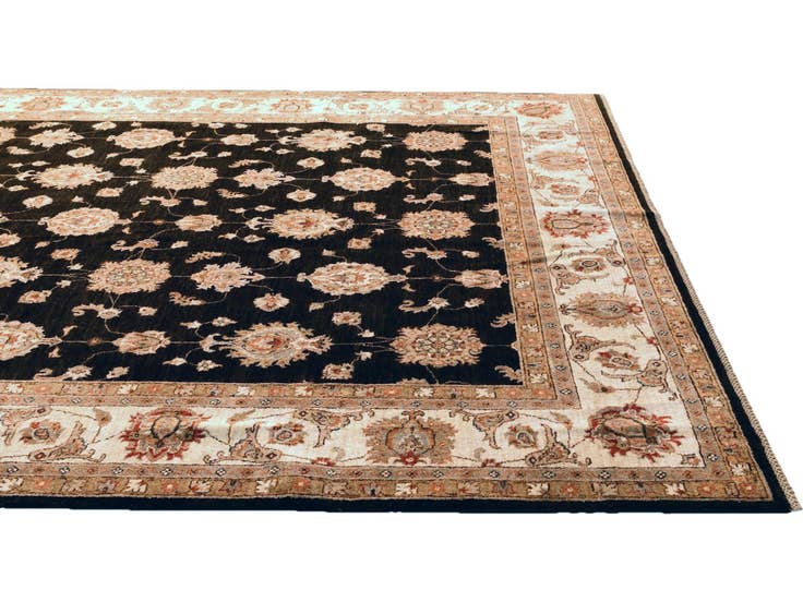 Detail image of 8' 4 x 11' 6 Hand Knotted Ziegler Rug