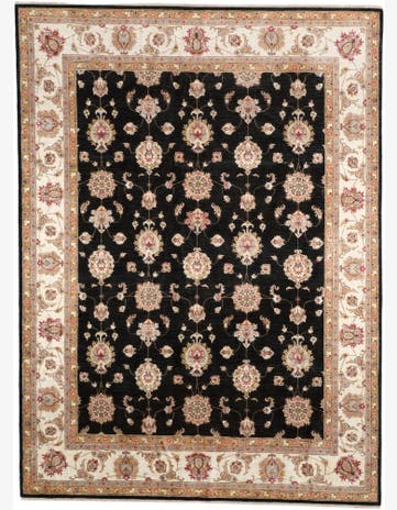 8' 4 x 11' 6 Hand Knotted Ziegler Rug