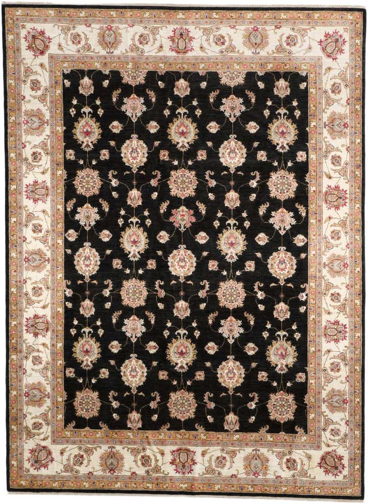 8' 4 x 11' 6 Hand Knotted Ziegler Rug