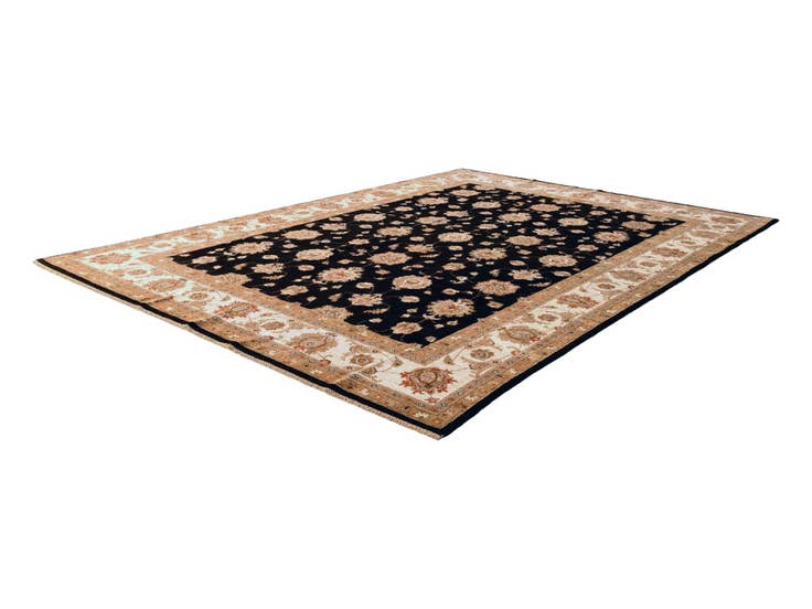 Detail image of 8' 3 x 11' 5 Hand Knotted Ziegler Rug