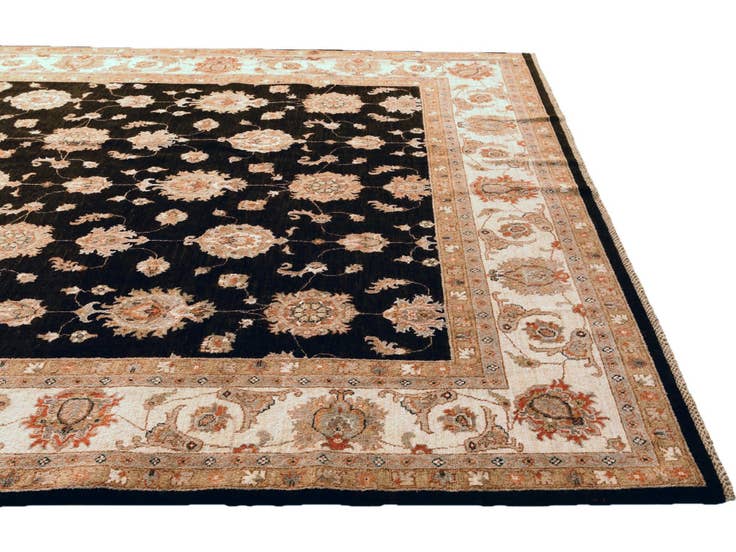 Detail image of 8' 3 x 11' 5 Hand Knotted Ziegler Rug