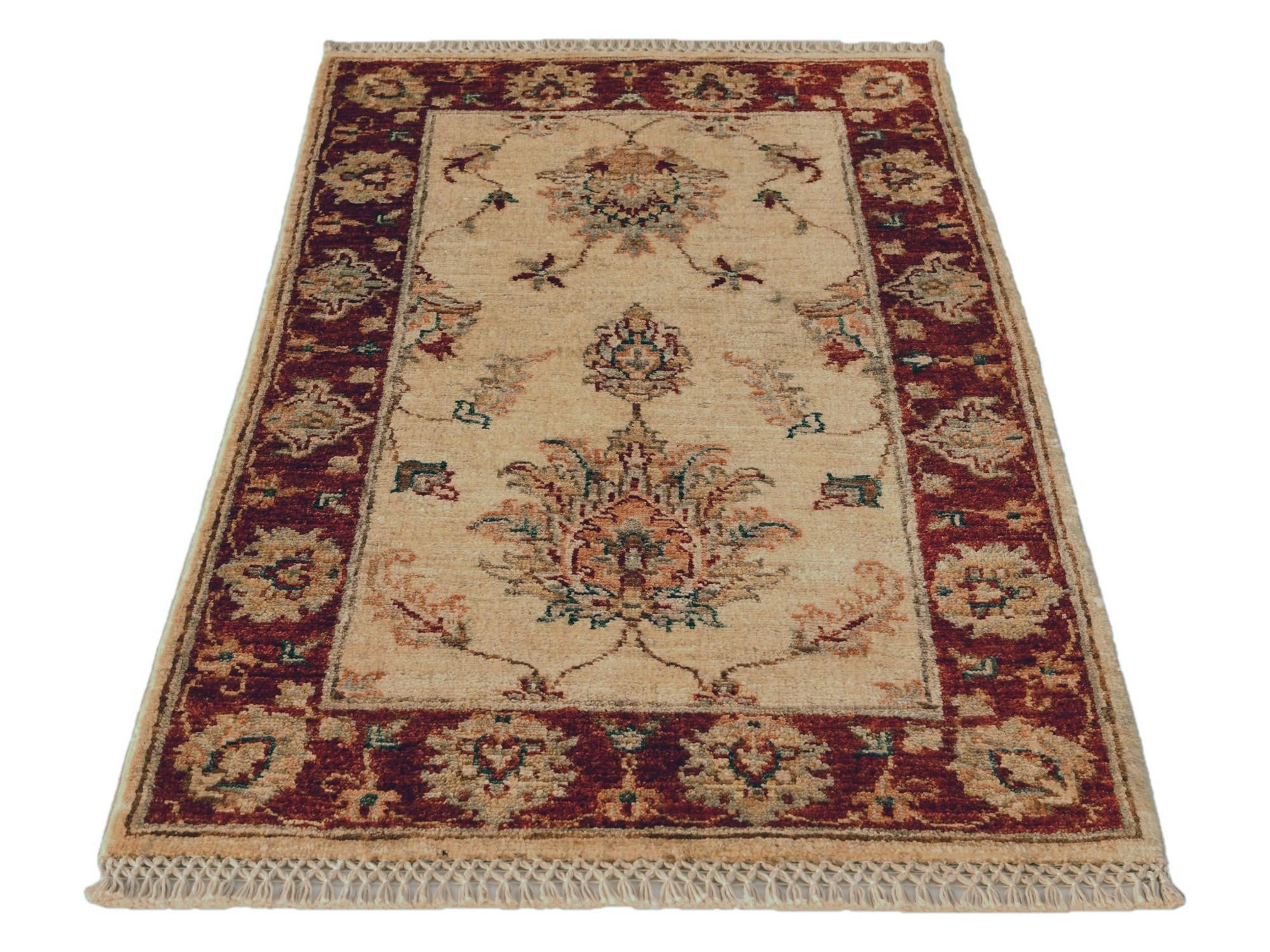 2' x 3' 2 Hand Knotted Ziegler Rug