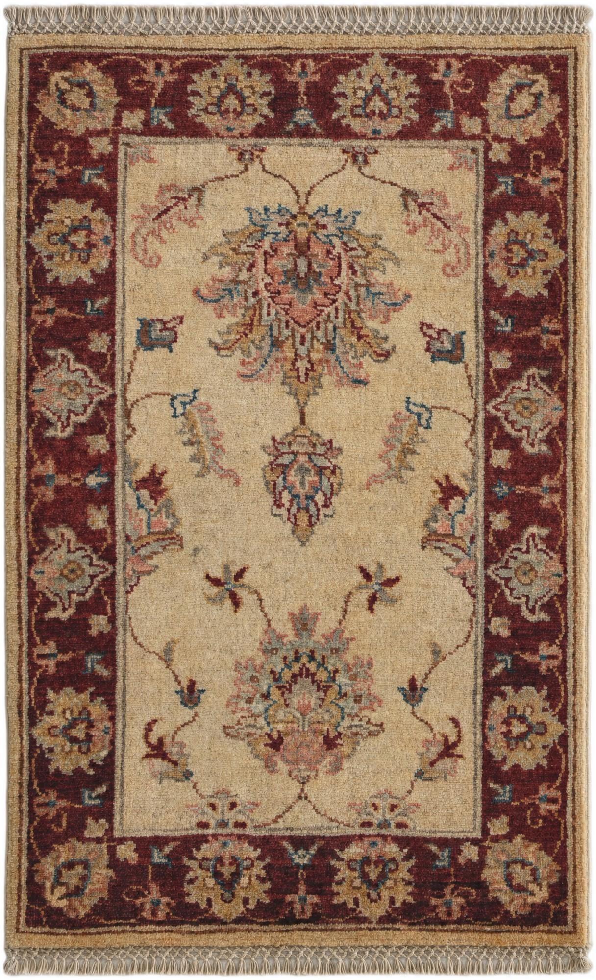 2' x 3' 2 Hand Knotted Ziegler Rug