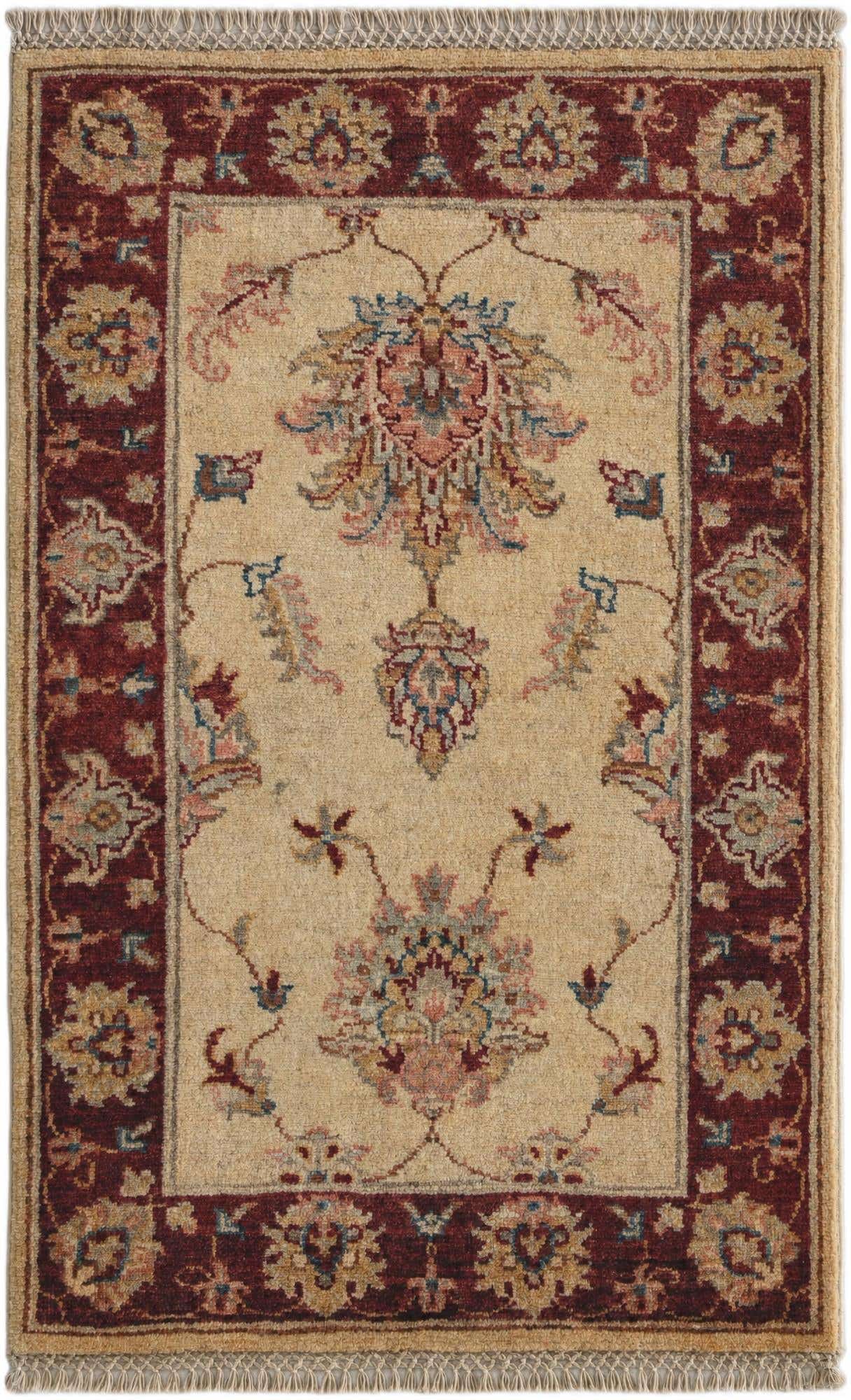 2' x 3' 2 Hand Knotted Ziegler Rug