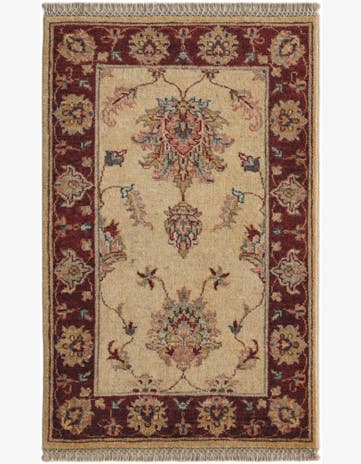 2' x 3' 2 Hand Knotted Ziegler Rug