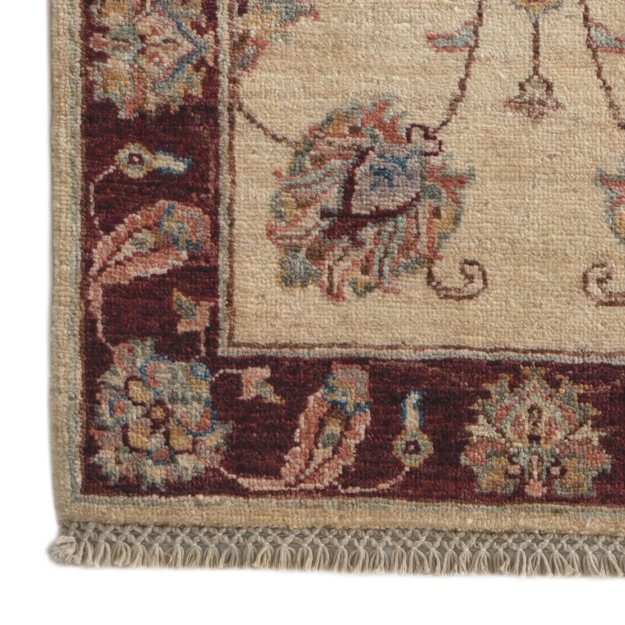 2' x 3' Hand Knotted Ziegler Rug