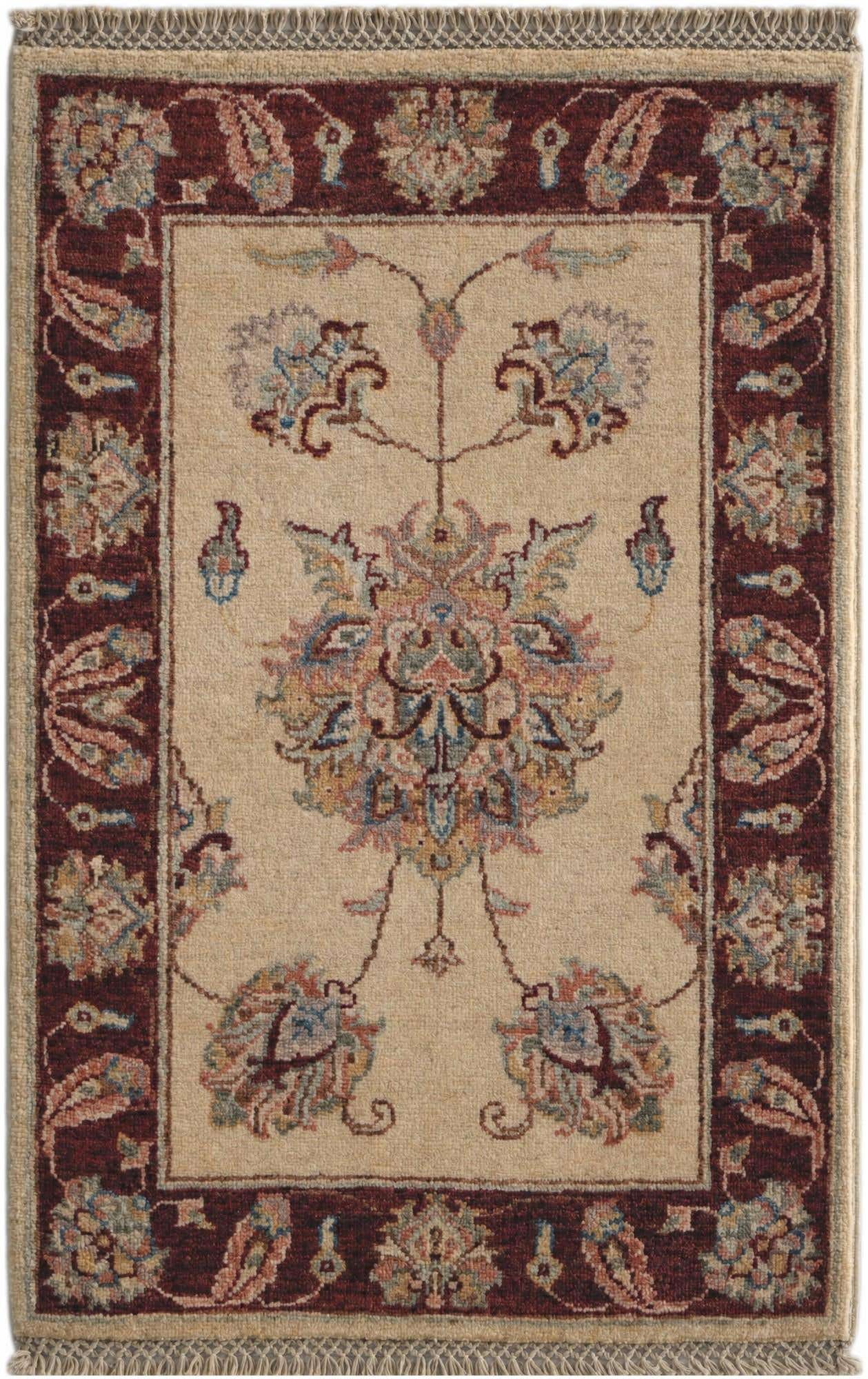 2' x 3' Hand Knotted Ziegler Rug